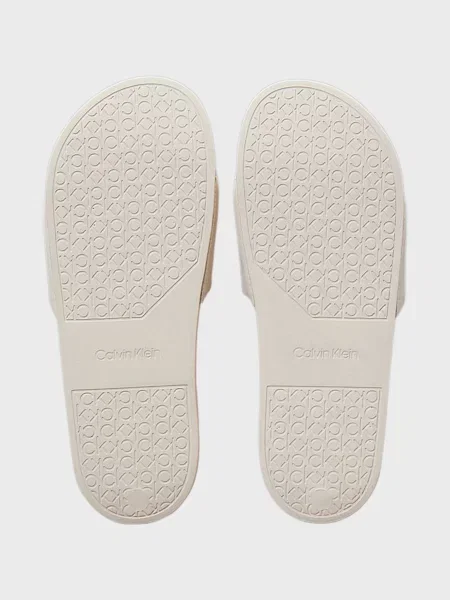 Шльопанці Calvin Klein сірі