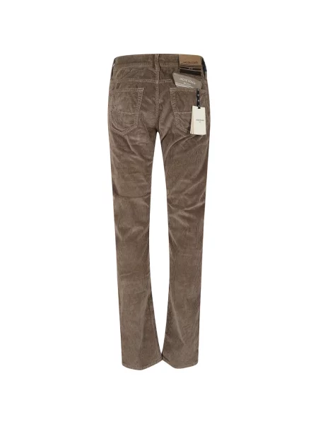 Pantaloni Jacob Cohën de catifea cord gri