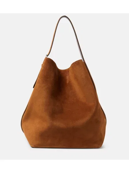 Geantă de talie Toteme din piele de căprioară maro