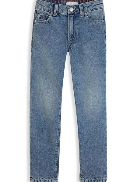 Tommy Hilfiger straight traperice za djecu plava