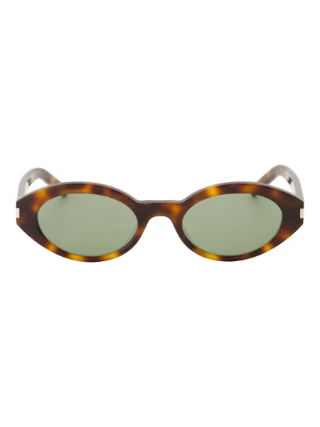 Okulary przeciwsłoneczne Saint Laurent brązowe