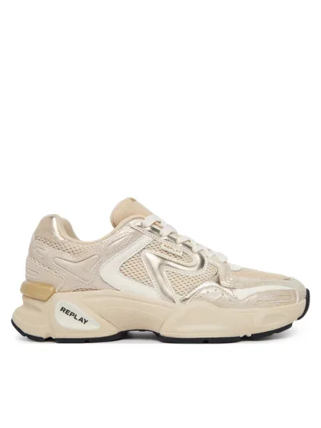 Sneakersy REPLAY beżowe