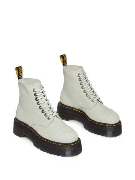 Cizme scurte Dr. Martens cu platformă verde
