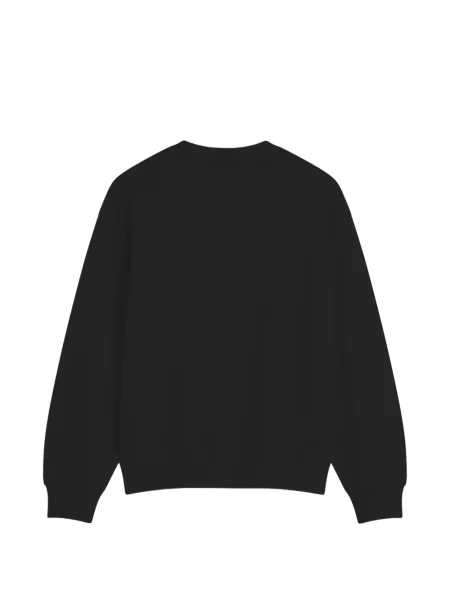 Hanorac Maison Kitsune cu imagine negru