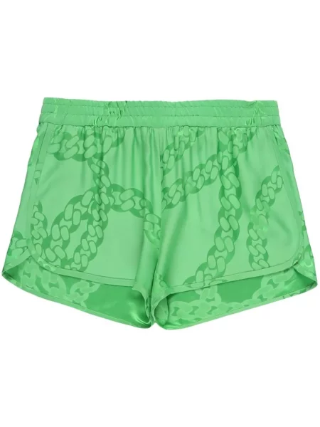 Pantaloni scurți Stella Mccartney din satin verde