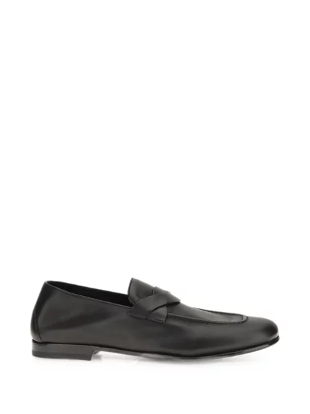 Pantofi loafer Tom Ford din piele cu bretele negru