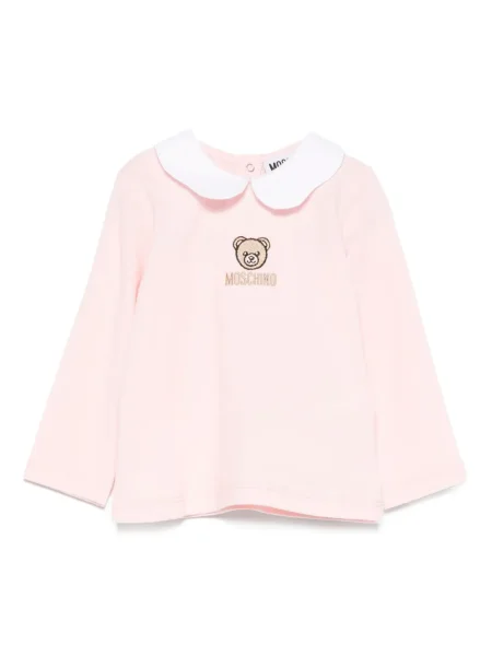 Top dziecięcy Moschino różowy