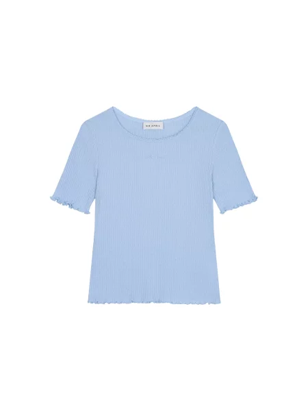 OH APRIL Tricou Lune deschis albastru
