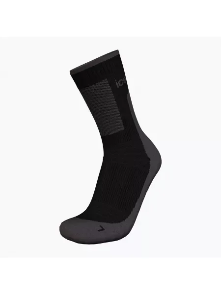 Мъжки чорапи за трекинг Icebreaker Merino Hike+ Medium Crew black/obsidian черно