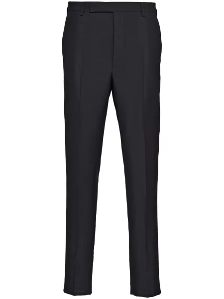 Pantaloni Prada de lână negru