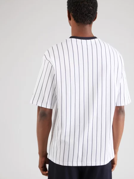 NEW ERA Tricou bleumarin alb