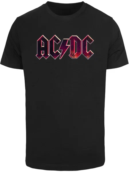 Merchcode Póló ACDC bézs / rózsaszín / fekete fehér