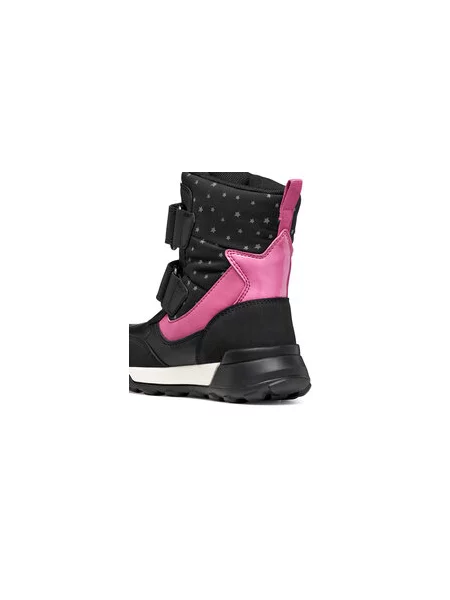 Geox Sniego batai J Trekkyup Girl B Abx S juoda