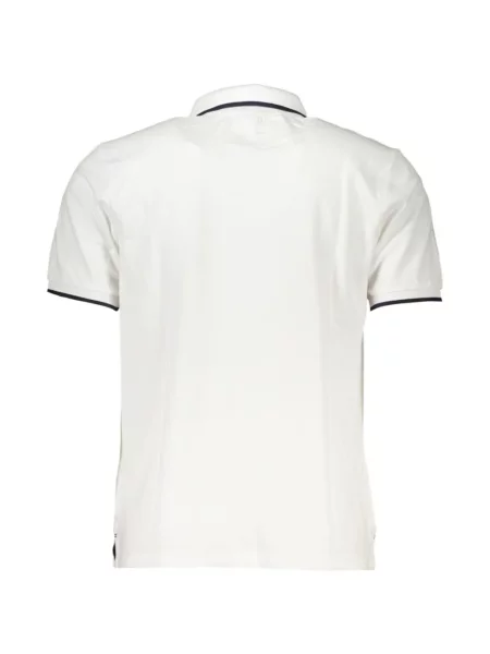 Tricou polo North Sails cu imagine alb