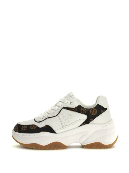 Sneakerși Guess alb