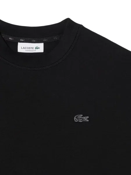 Hanorac Lacoste cu broderie negru