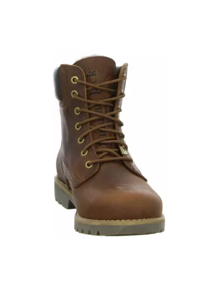 Buty do kostki Panama Jack skórzane brązowe
