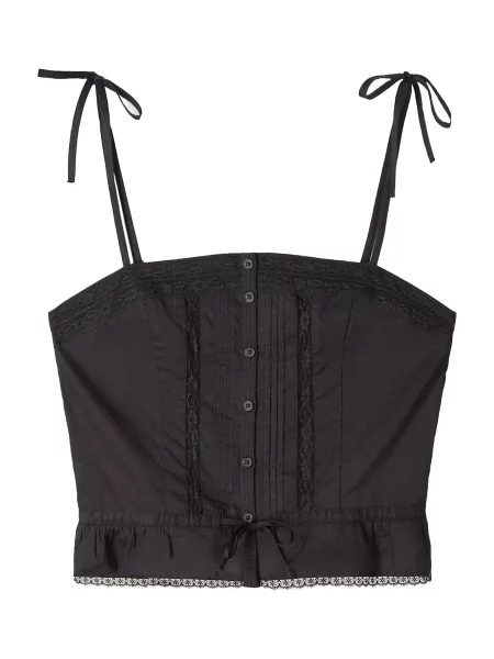 Top Bershka negru