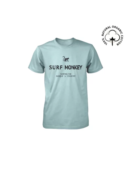 Surf Monkey Tricou verde deschis negru