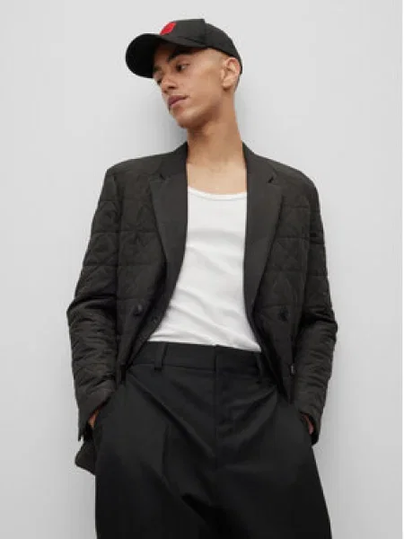 HUGO Čiapka červená čierna