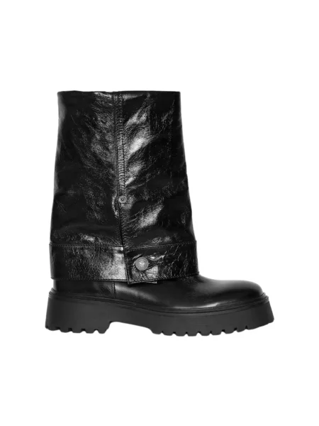 Kozaki Zadig & Voltaire skórzane czarne