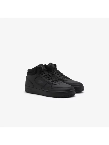 Lacoste Sneakersy Skórzane Set Mid czarny