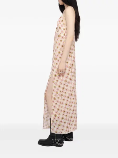 Rochie maxi Zadig&voltaire cu model floral de costum