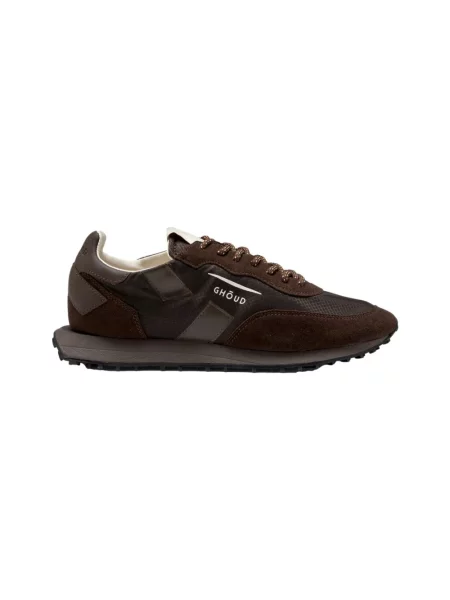 Sneakersy Ghoud zamszowe brązowe