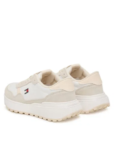Tommy Jeans Laisvalaikio batai Modern Runner Mix balta