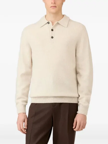 Tricou polo Sunspel de lână