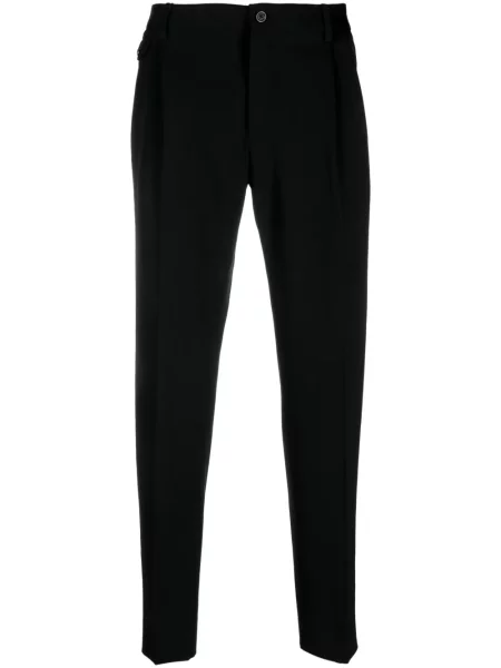 Pantaloni Dolce & Gabbana de lână negru
