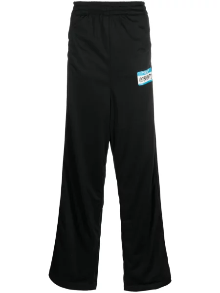 Pantaloni Vetements cu imagine negru