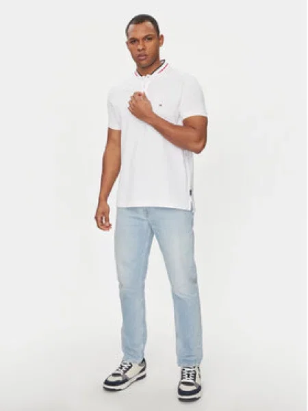 Tommy Hilfiger Polokošile Mao bílá