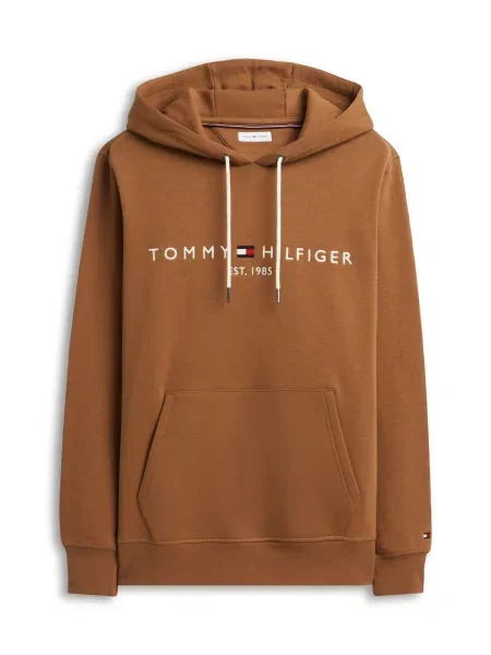 Tommy Hilfiger Hanorac Logo Maro alb