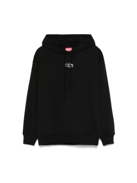 Bluza z kapturem Diesel z kapturem czarna