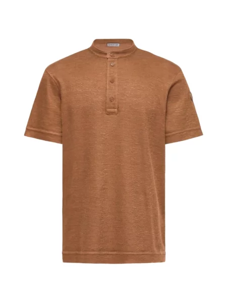 Tricou Moncler cu autograf maro