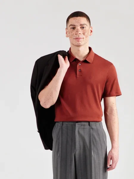 Calvin Klein Tricou ruginiu roșu