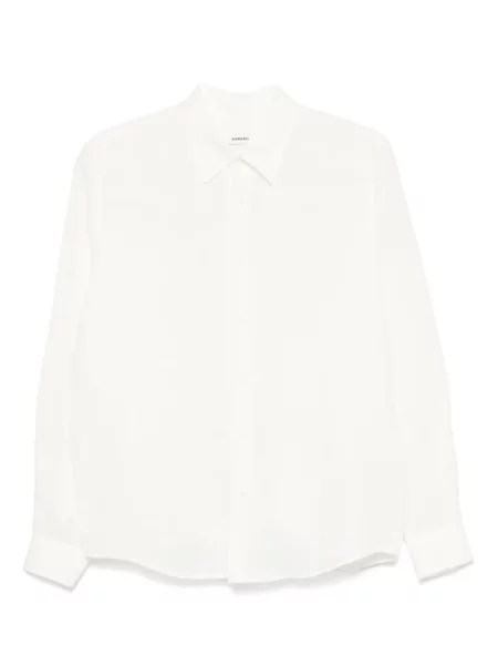 Cămașă Sandro de in alb