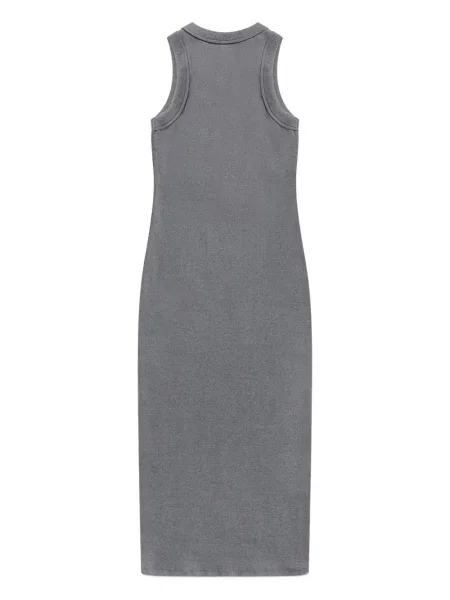 Rochie midi Area de cristal până la genunchi de costum gri