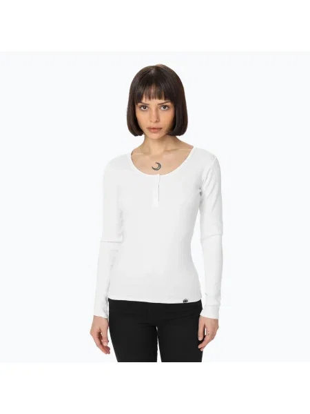 Tricou mânecă lungă Pitbull West Coast alb