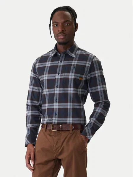 G-Star Raw Srajca Bristum Mornarsko modra