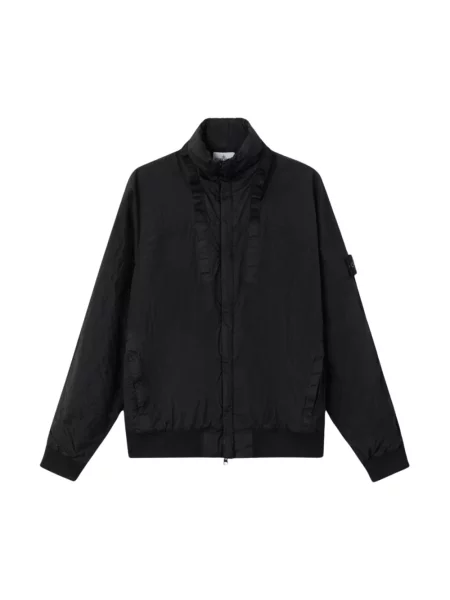 Kurtka bomber Stone Island z kamieniami czarny
