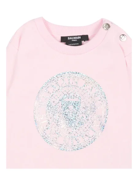 Bluza dziecięca Balmain różowa