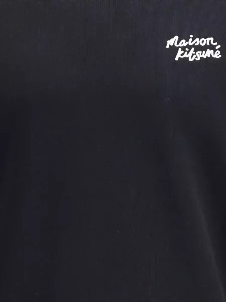 Hanorac Maison Kitsune cu imagine albastru