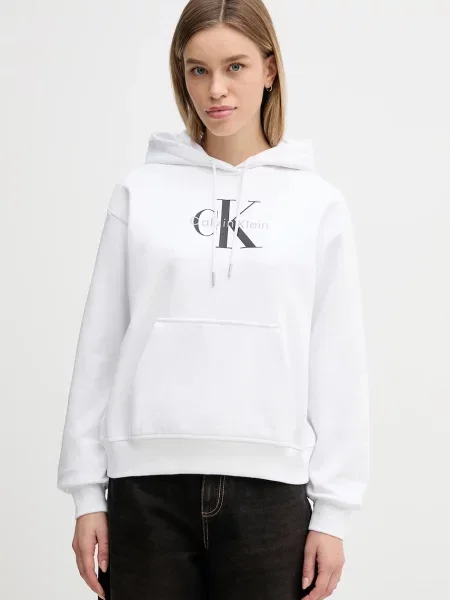 Geacă de blugi Calvin Klein alb
