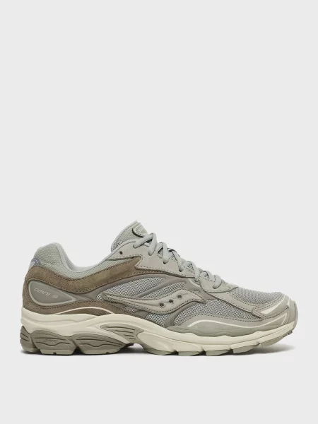 Замшевые кроссовки Saucony серые