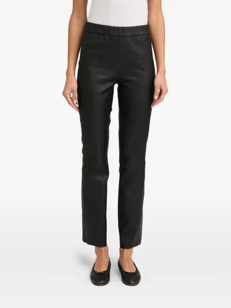 Pantaloni Sprwmn din piele negru