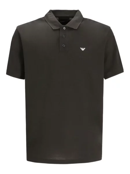 Polo Emporio Armani cu autograf verde
