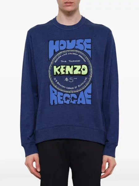 Hanorac Kenzo cu imagine albastru
