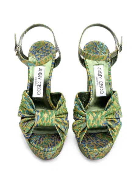 Sandale Jimmy Choo cu platformă verde